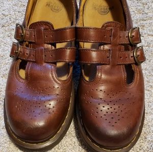 Brown size 8 dr marten mary jane